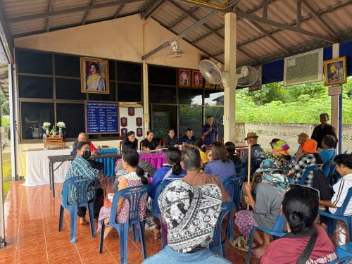 สพอ.วังทอง ตรวจสอบ กำกับ ติดตามการดำเนินงานกลุ่มออมทรัพย์เพื่อการผลิตบ้านวังตาด