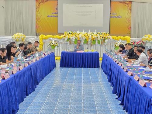 สพอ.วังทอง ร่วมประชุมหัวหน้าส่วนราชการฯประจำอำเภอ และประชุมเตรียมความพร้อม การจัดงานพิธีถวายดอกไม้จันทน์ในงานพระราชพิธีถวายพระเพลิงพระบรมศพ ฯ